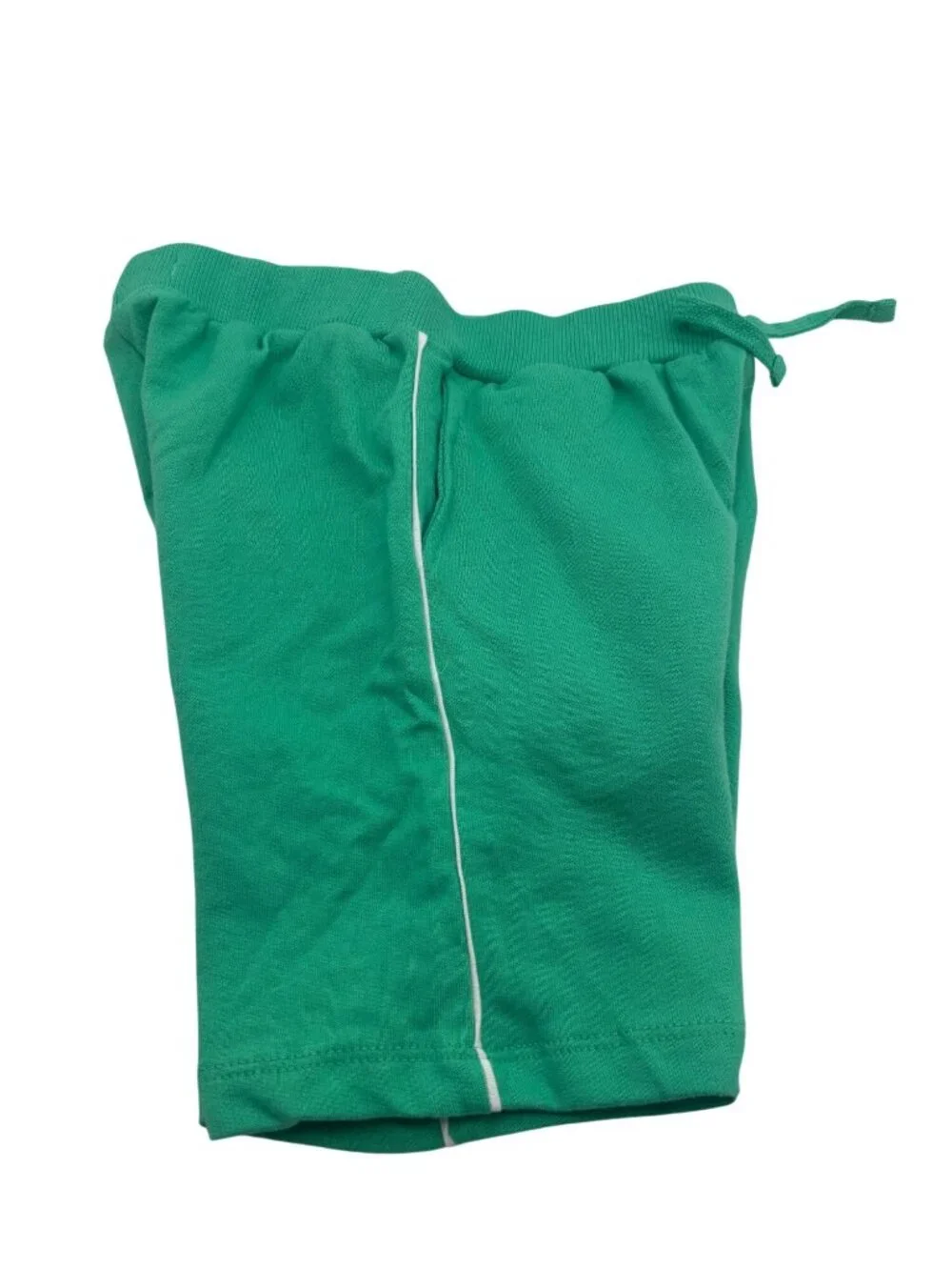 Free Planet Boys Green Drawstring Pure Cotton Shorts, Sz. 4T